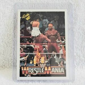 5/$20  Ex. 1990 Classic Hogan/Macho Man/Elizabeth WrestleMania IV WWF Card 33!!